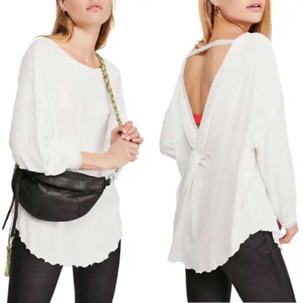 Free People Shimmery Shake Top